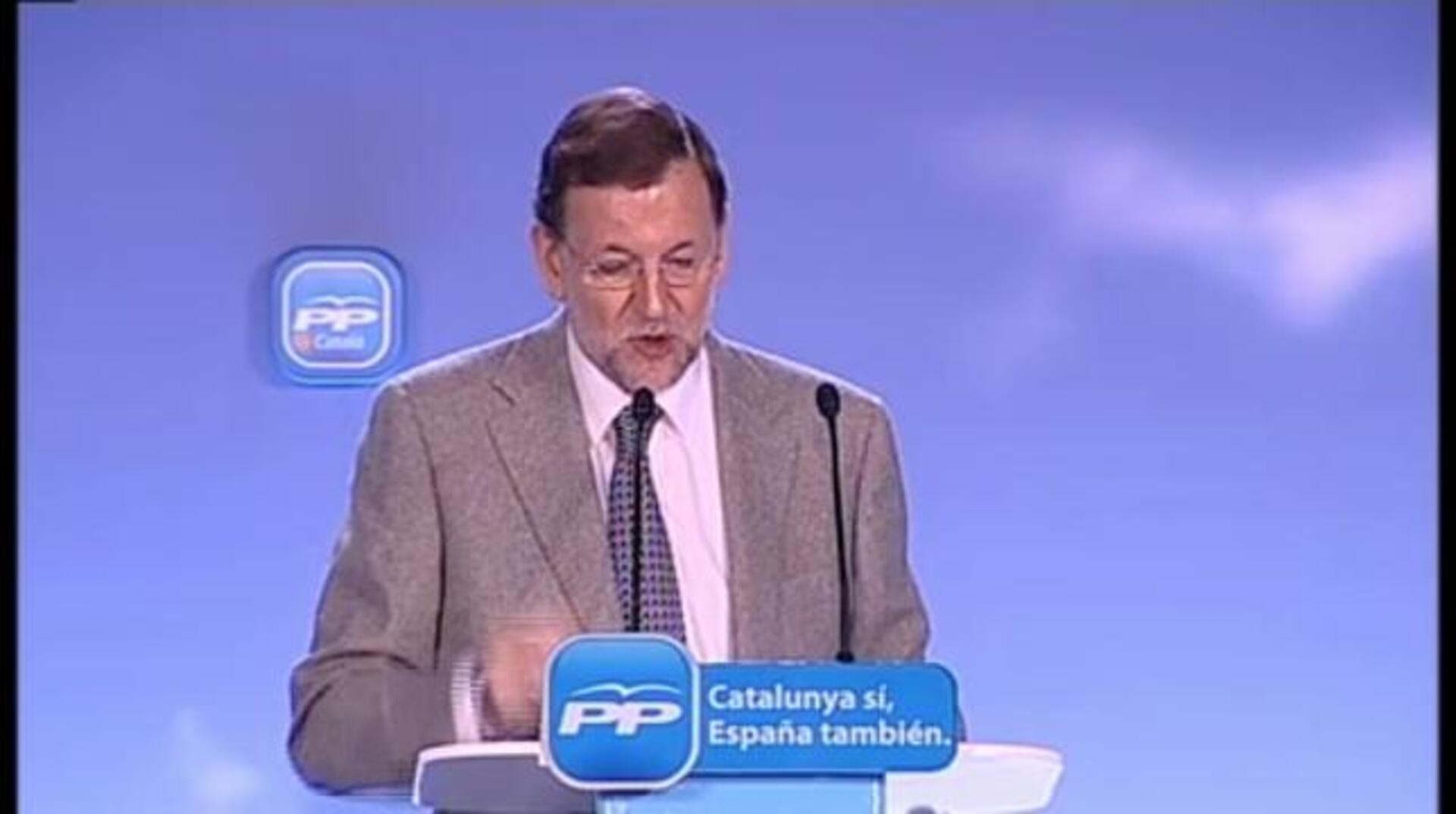 Elecciones catalanas 2012: Rajoy acusa a Mas de «no tener agallas» para «aguantar» la crisis