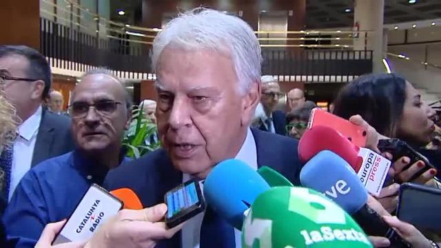 Felipe González: &quot;La única anomalia europea que no teníamos, ya la hemos incorporado&quot;