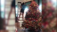 Jennifer Lopez revoluciona instagram con unas fotos navideñas