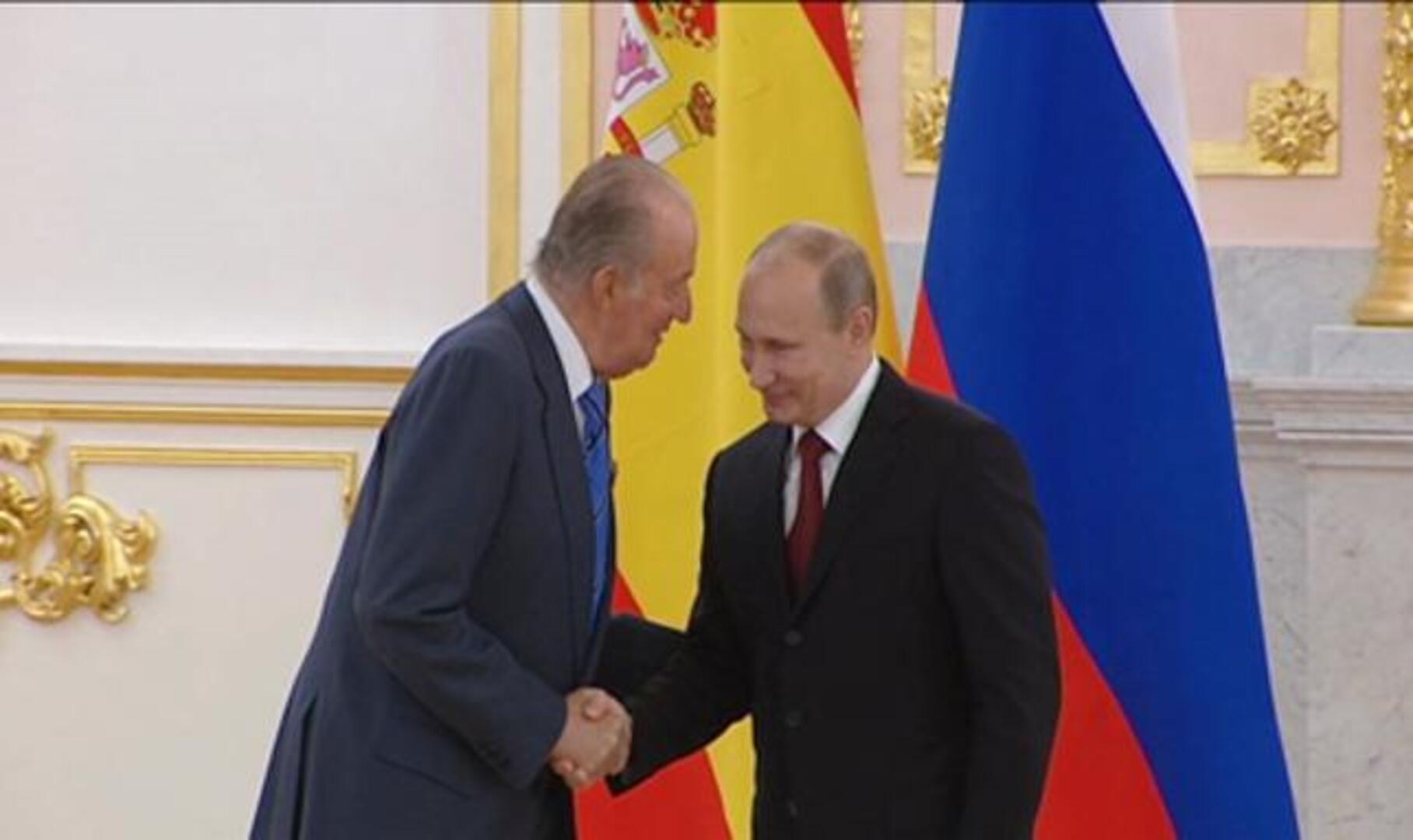 El Rey pide a Putin que otorgue a España «un gran protagonismo» en la modernización de Rusia