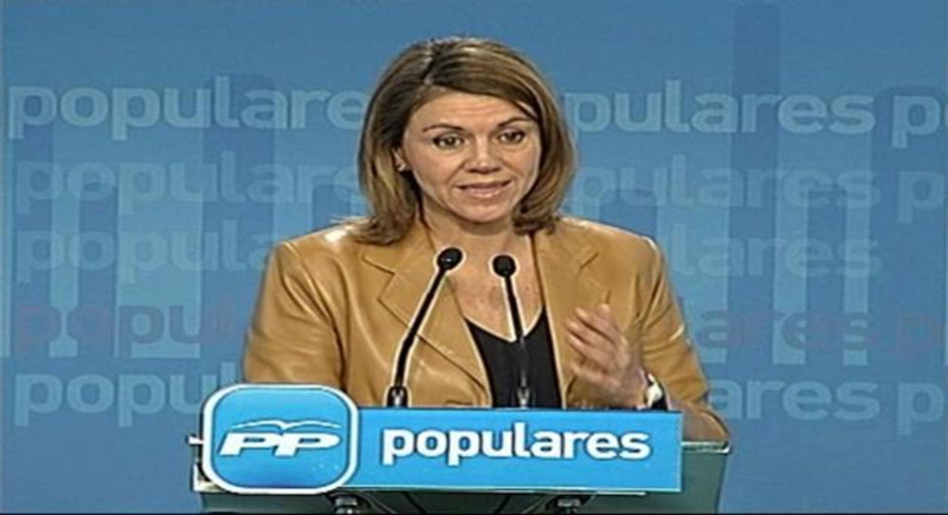 Cospedal advierte que el Gobierno «no debe permitir» que Batasuna esté en las elecciones