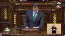 Rajoy descalifica a Sánchez y su "chantaje"