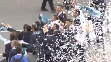 El Real Madrid celebra en Cibeles la Liga de Campeones