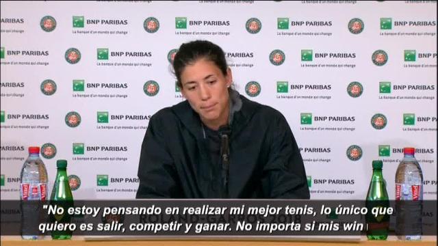Muguruza ya está en tercera ronda de Roland Garros