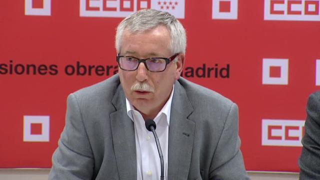 Fernández Toxo, esta mañana