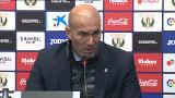 Zidane: "Hemos tenido un momento difícil, pero ahora las cosas nos salen bien"