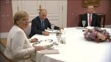 Putin, Merkel, Macron y Erdogan se reúnen para cenar en el marco de la Cumbre sobre Siria