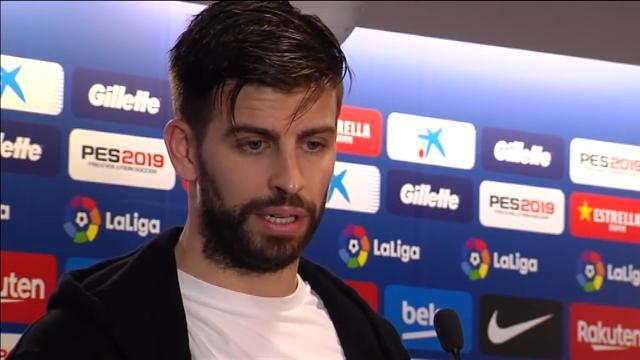 Piqué: «Nuestro ADN no nos permite tirar competiciones»