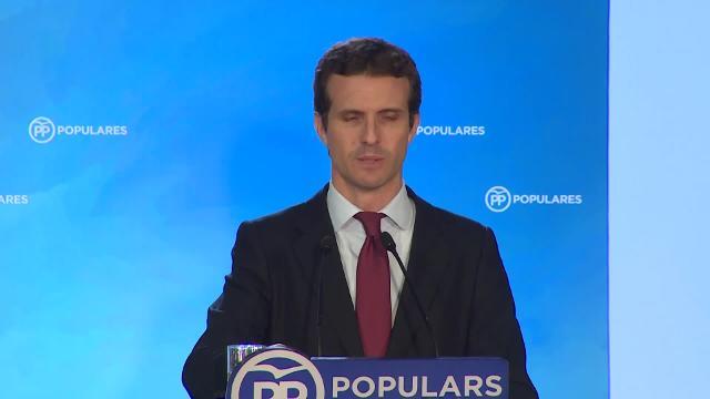 Casado impulsará que la sedición y referéndums ilegales sean delito