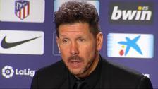 Simeone: "El fútbol es contundencia"