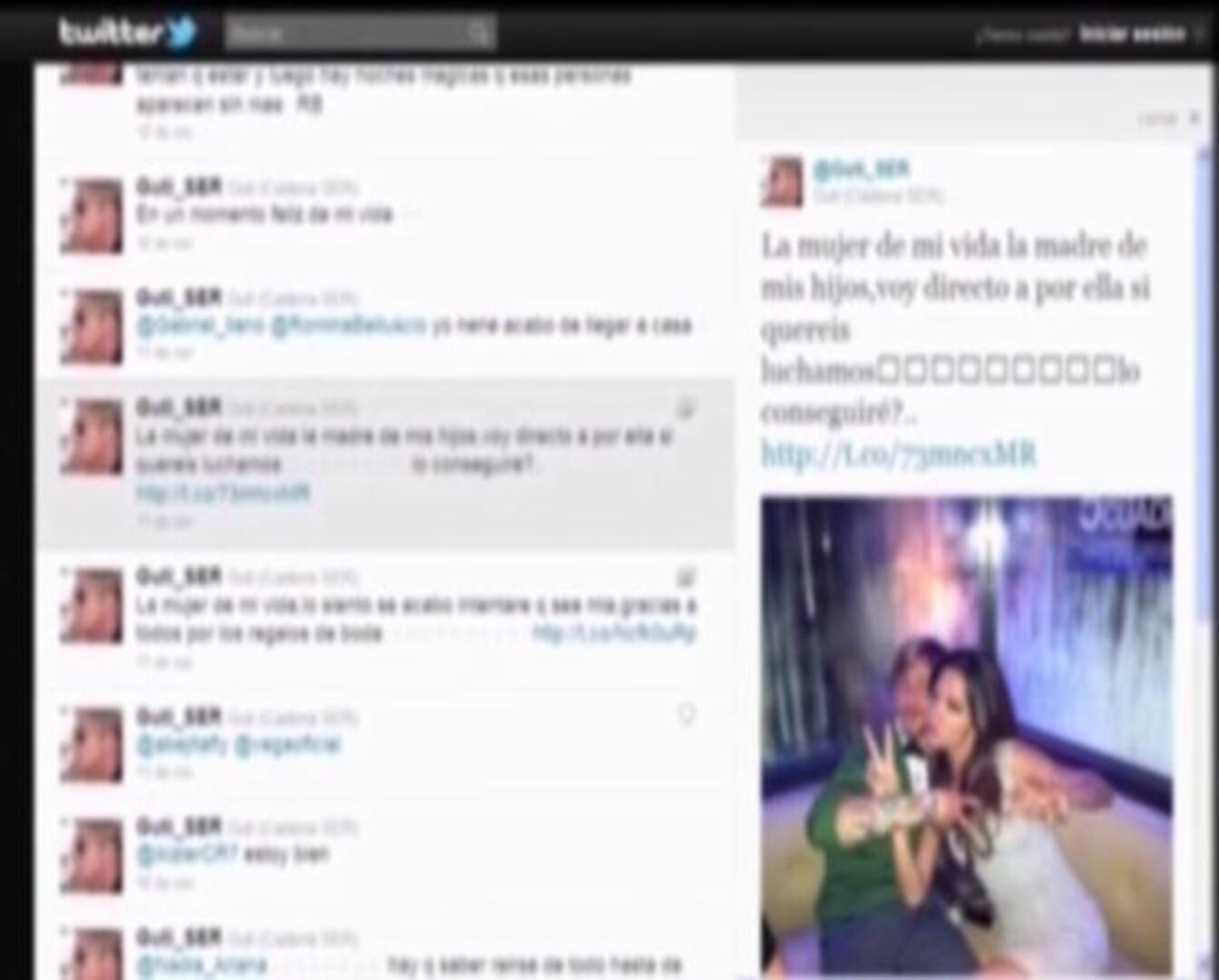 Guti anuncia en Twitter que se casa con Romina Belluscio en junio