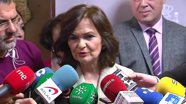 Calvo: &quot;El PSOE en toda España ahora sólo está&quot; en las elecciones de mayo