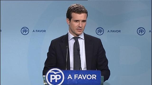 Vídeo: Casado elude comentar la declaración de Bárcenas en el juicio Gürtel