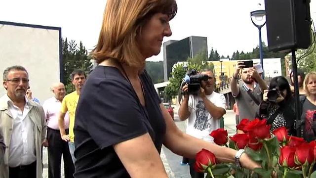 Ermua homenajea a Miguel Angel Blanco en el 21 aniversario de su muerte a manos de ETA