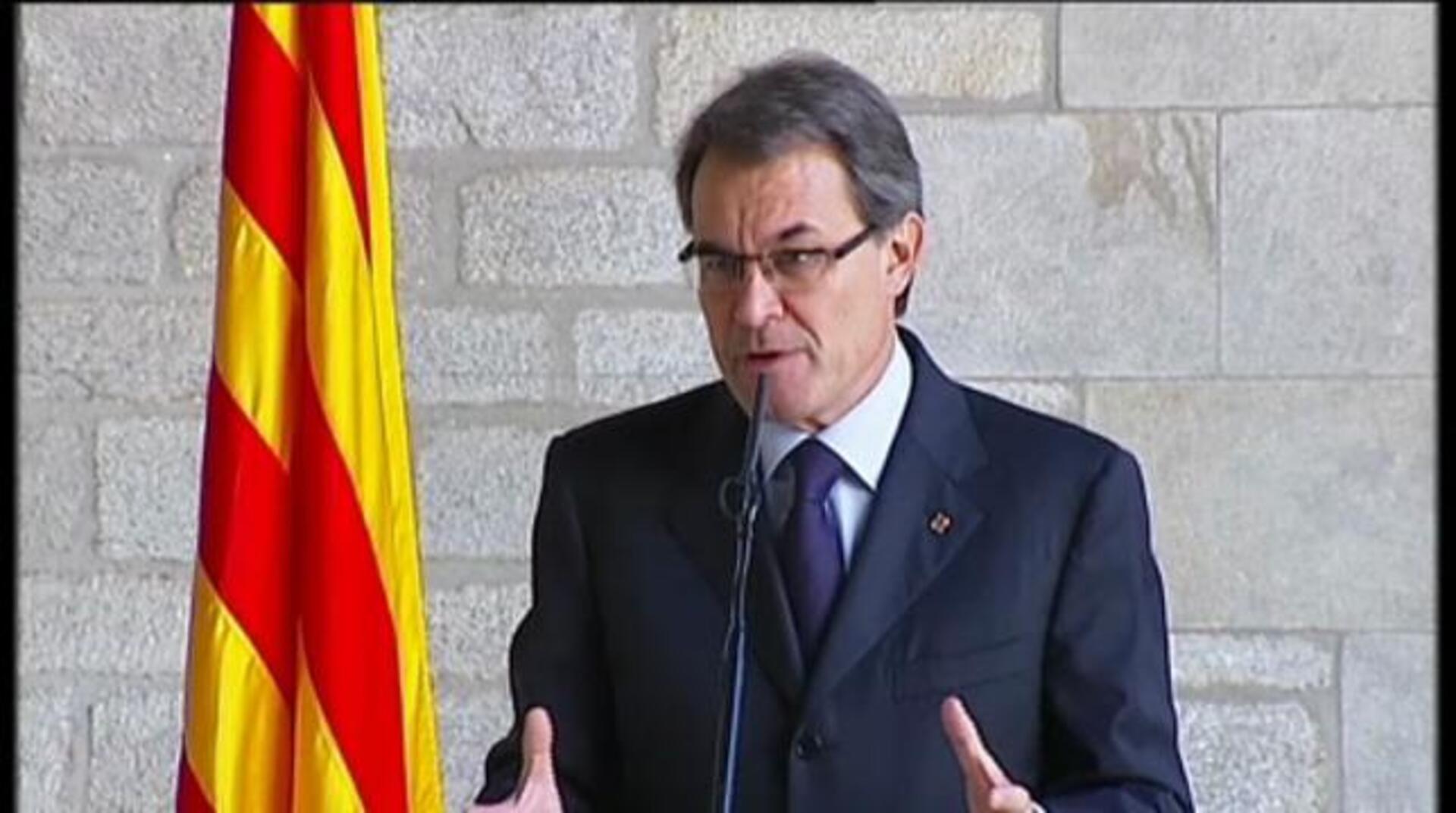 Artur Mas insta a los catalanes a votar «sin miedo»