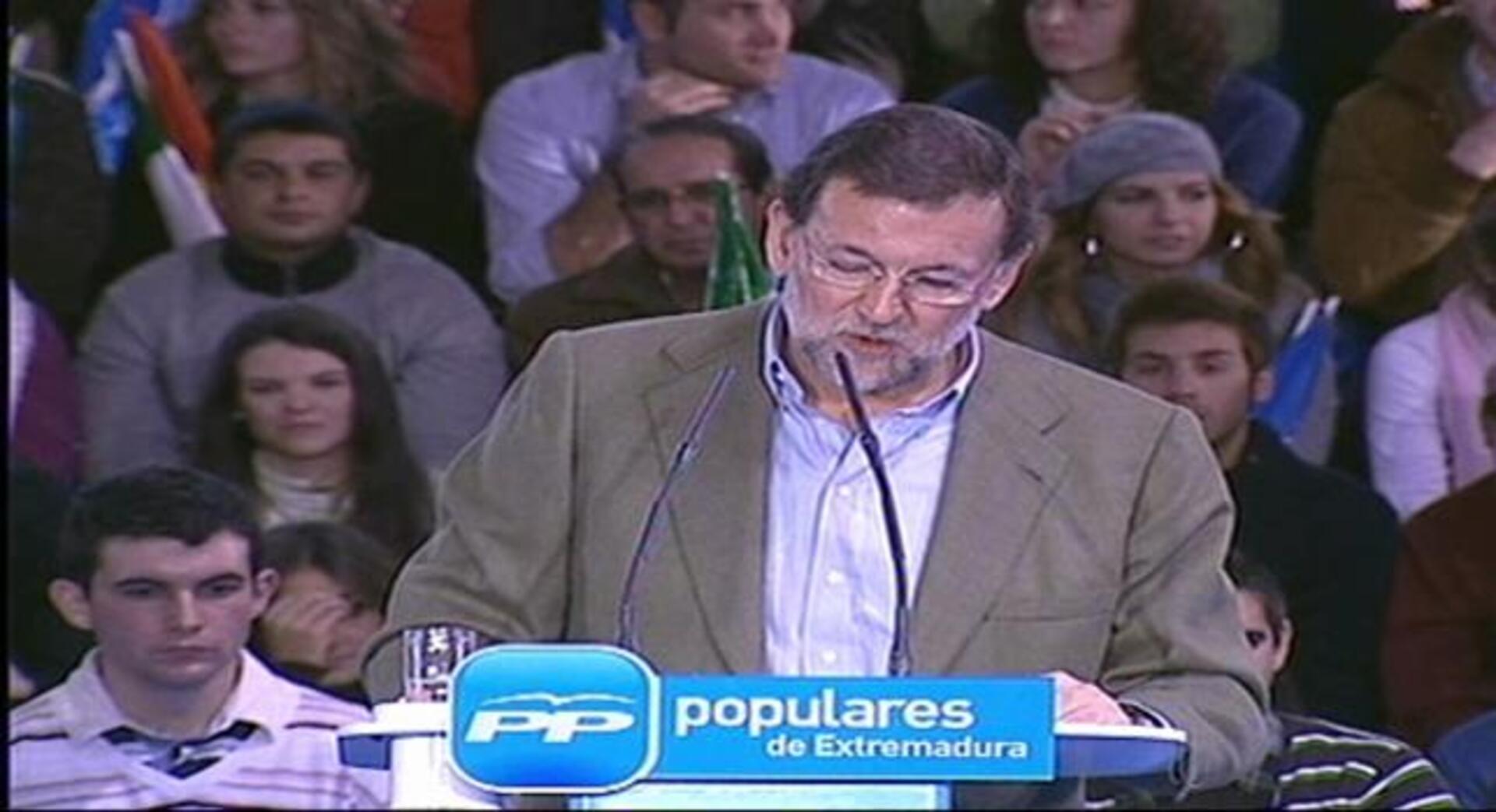 Rajoy: «Las gracietas, las genialidades y tanto talante nos ha traído hasta aquí»