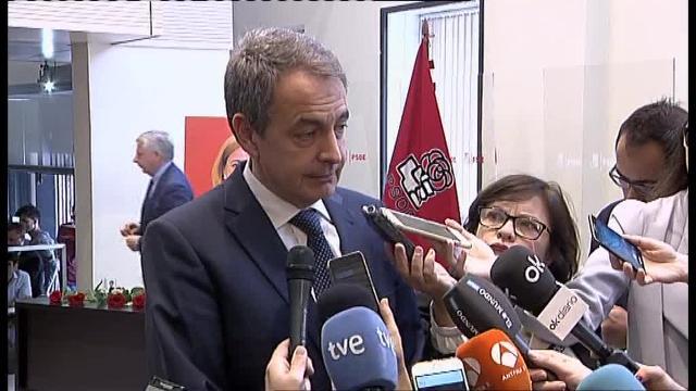 Zapatero, compungido por la muerte de Chacón