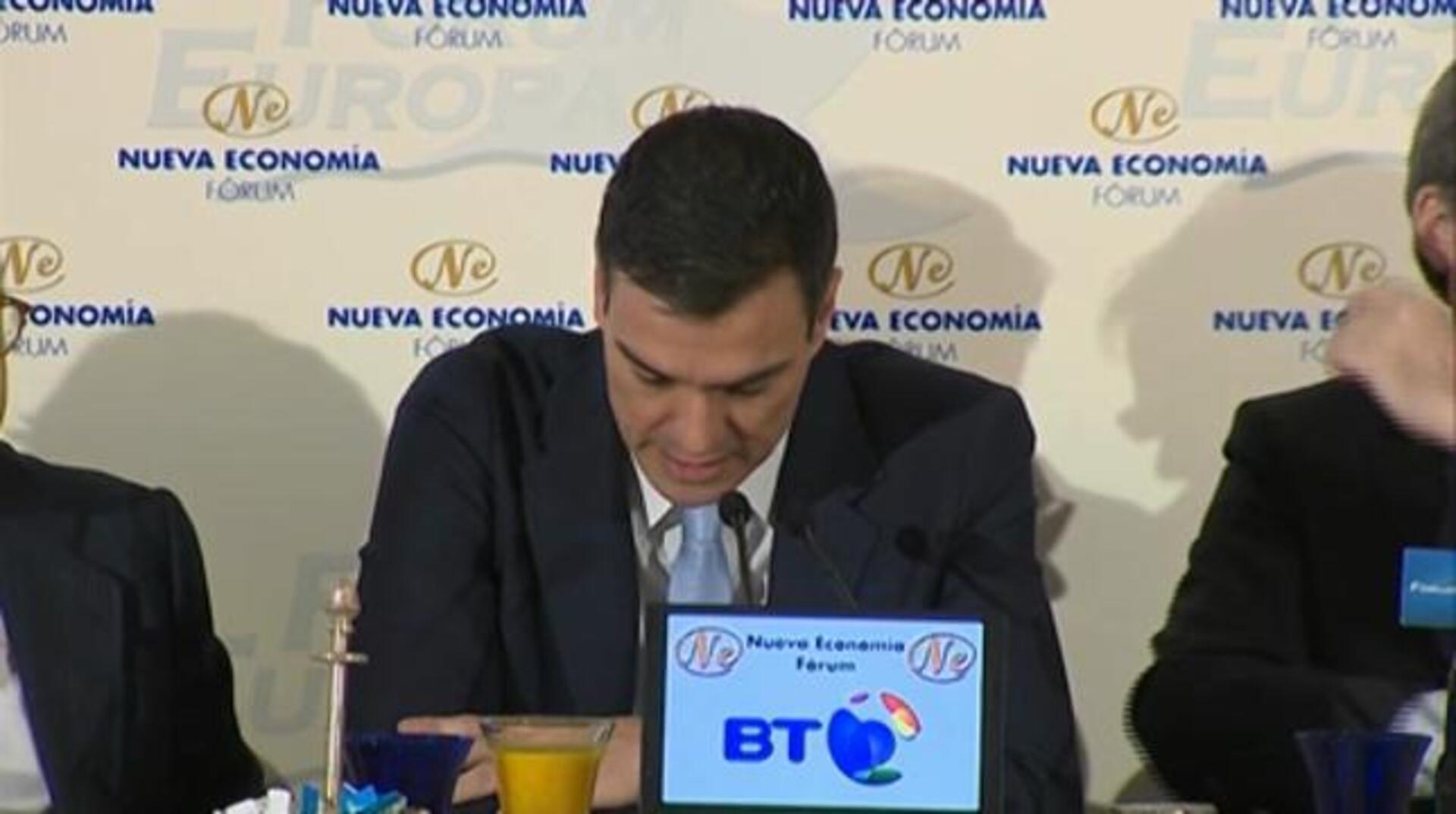 Pedro Sánchez, secretario general del PSOE