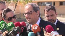 Quim Torra afirma que el momento para declarar la independencia de Cataluña ha quedado atrás