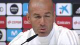 Zidane: «Hay mucho ruido, pero es solo un partido»