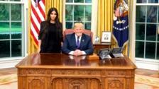 Trump indulta a una mujer condenada hace 20 años por tráfico de drogas tras la petición de Kim Kardashian
