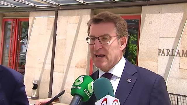 Feijóo sobre las candidaturas de Cospedal y Sáenz de Santamaría: &quot;Se han presentado dos pesos pesados&quot;