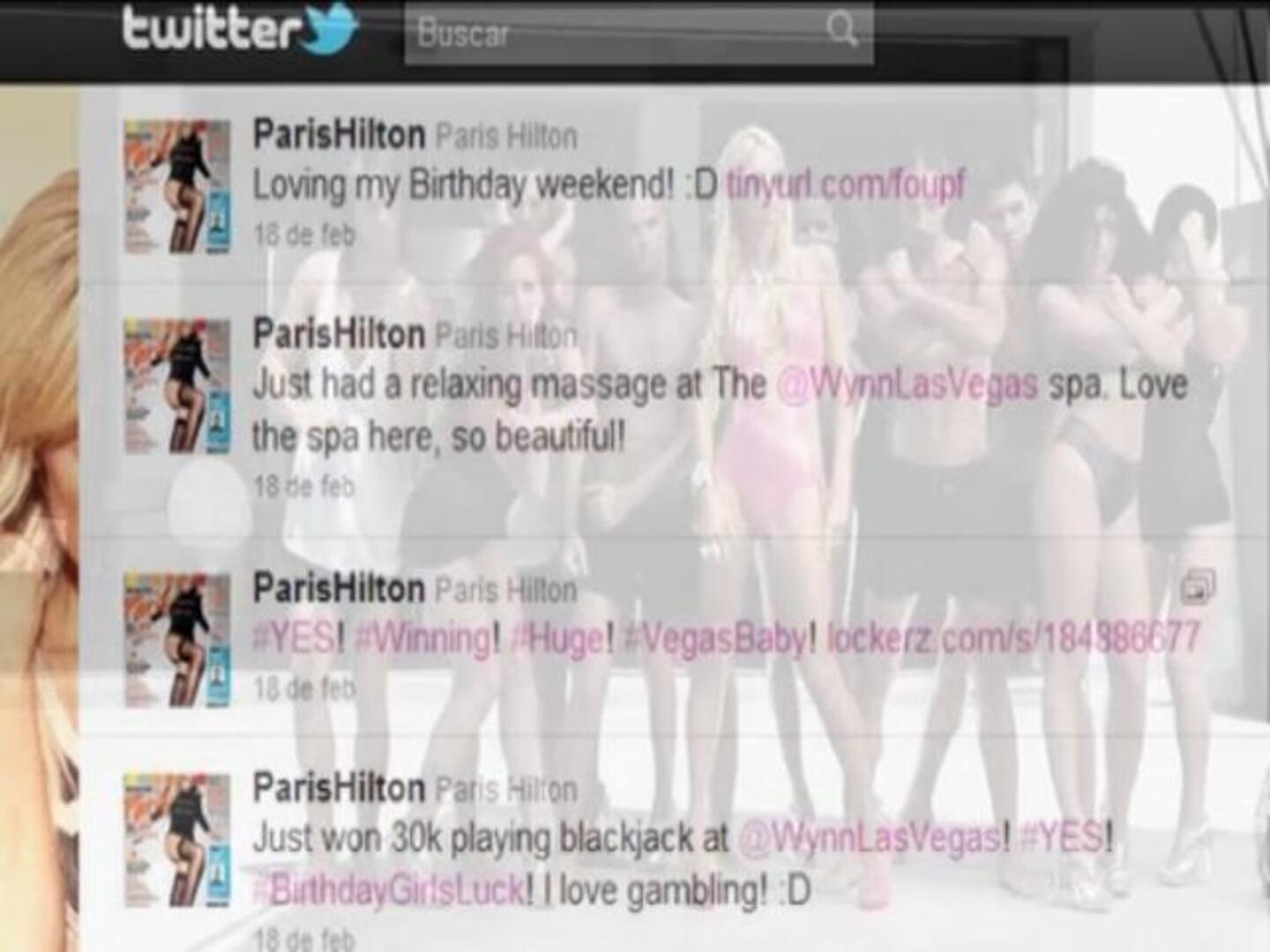 Paris Hilton gana 23.000 euros jugando al blackjack