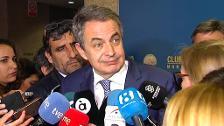 Zapatero: "Todos defendemos un Estado de derecho de división de poderes, y resulta que cuando hay alguna decisión judicial que no satisface miramos a los gobiernos"