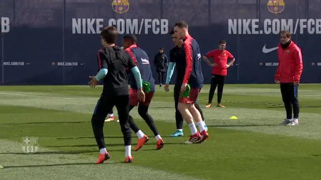 Semedo y Suárez se recuperan de sus respectivas lesiones y entrenan con el grupo