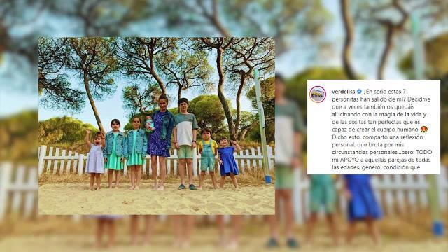 Verdeliss reflexiona sobre la vida con una tierna foto de familia