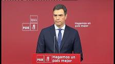 Pedro Sánchez aspira a formar un Gobierno solo del PSOE abierto a todos los apoyos