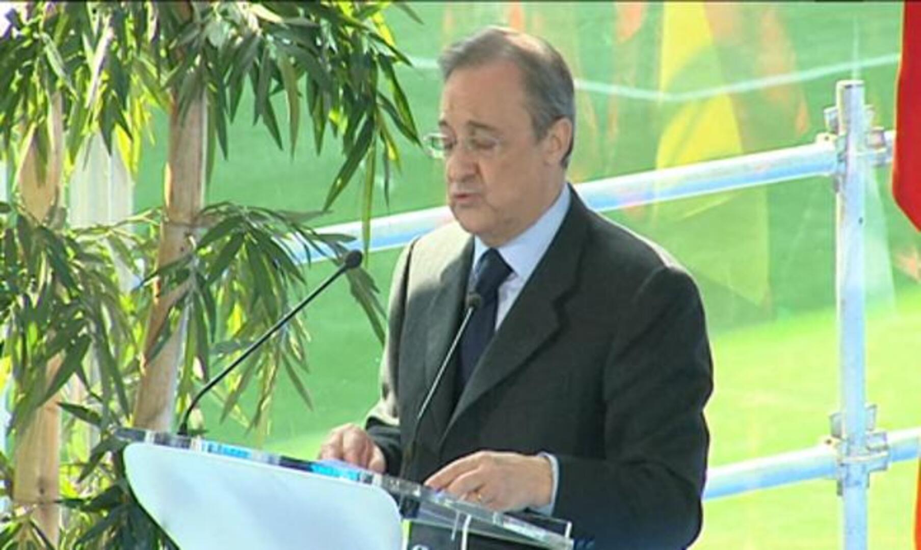 Florentino Pérez: «El Real Madrid no se rinde jamás»