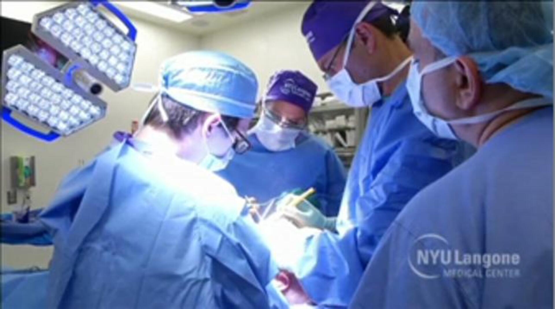 Antes y después del transplante de cara