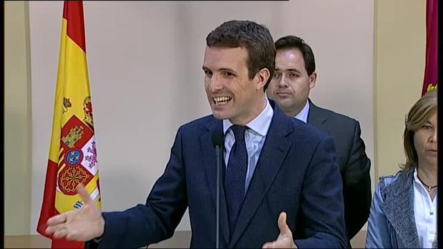 Pablo Casado: &quot;El presidente del Gobierno es el mayor traidor que tiene nuestra legalidad&quot;