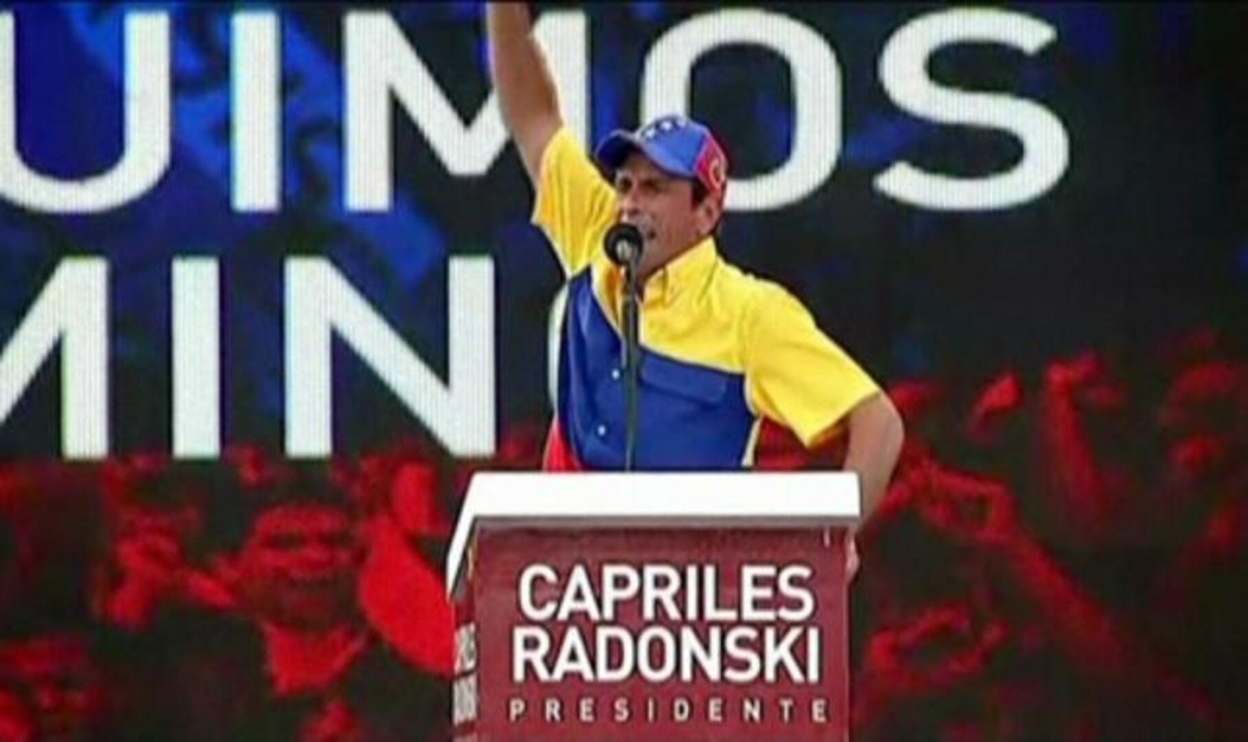 Capriles insta a los venezolanos a derrotar a los violentos en las urnas