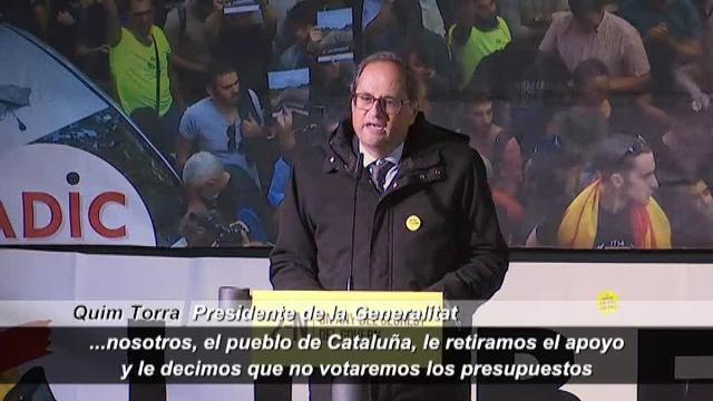 Torra retira su apoyo a Sánchez: &quot;No votaremos los Presupuestos&quot;