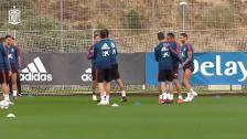 La selección ya entrena pensando en Inglaterra