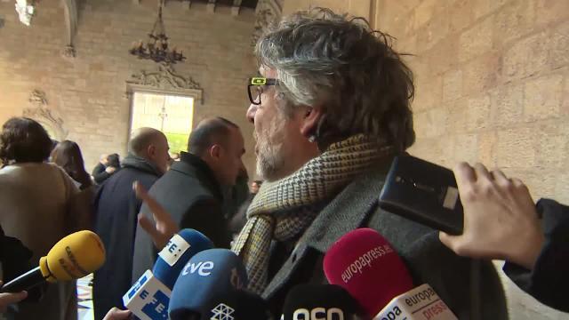 Capella y el abogado de Rull evitan hablar sobre el permiso