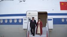 El rey Felipe VI recibe al presidente chino en Zarzuela