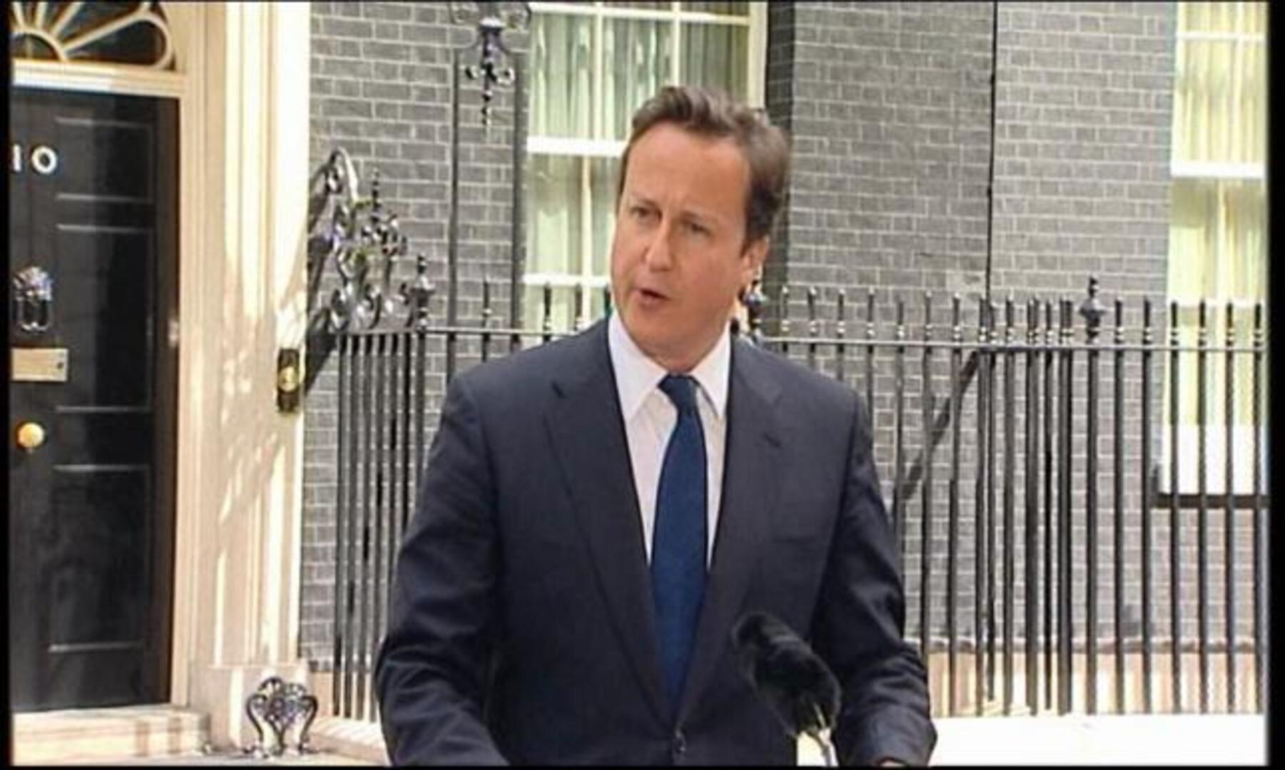 Cameron: «No vamos a tolerar una cultura del miedo en las calles»