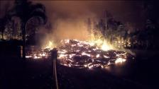 La lava del volcán Kilauea llega a la planta geotérmica y cubre uno de sus pozos