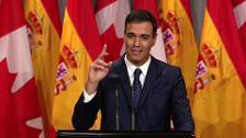 Sánchez asegura que el Gobierno se propone "dejar la vía judicial" en Cataluña