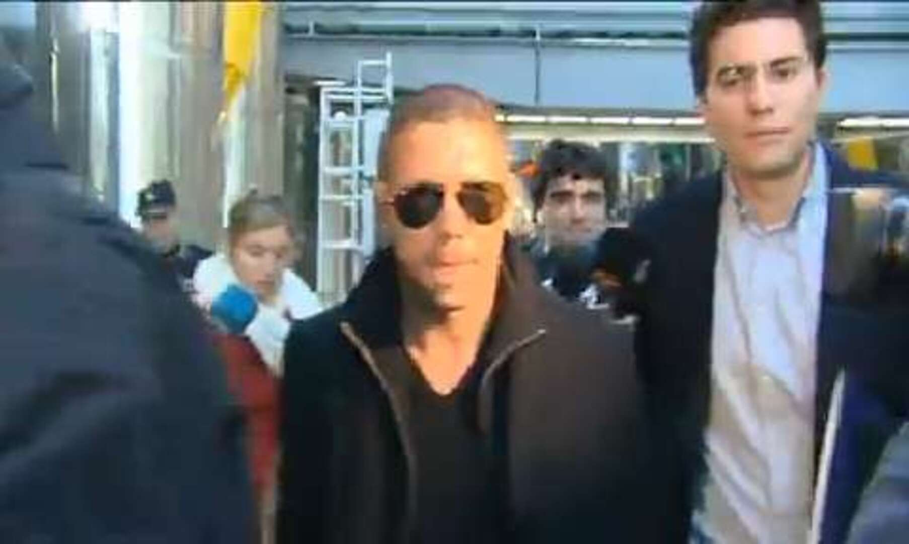 Simeone llega a Madrid: «Estoy muy feliz»