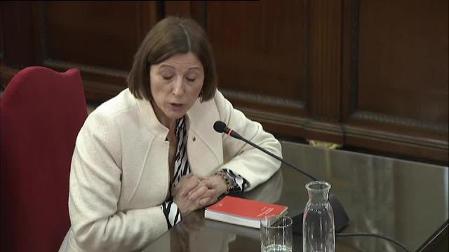 Forcadell: &quot;Yo no participé ni dirigí ninguna estrategia&quot;
