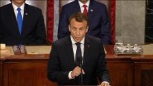 Macron carga contra la política de Trump