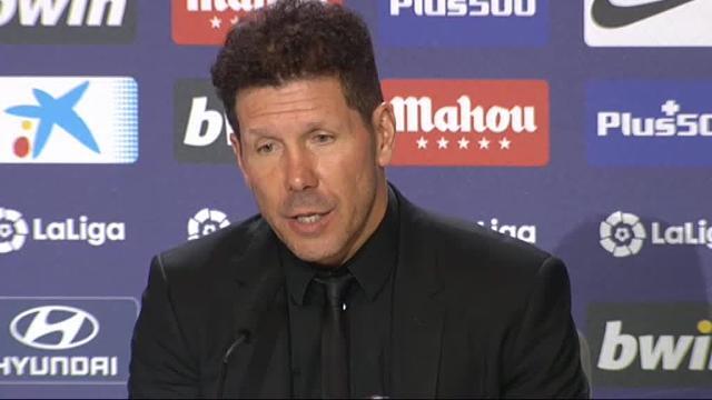 Simeone: &quot;No es fácil ganar siempre y estamos compitiendo muy bien&quot;