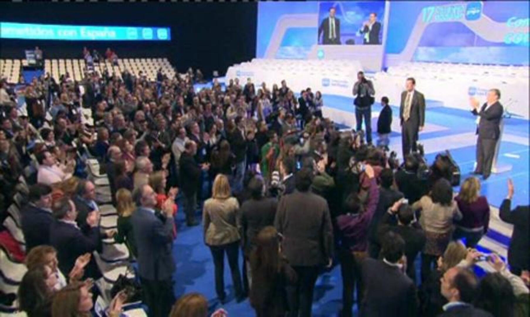 Rajoy, reelegido presidente del PP con más del 97 por ciento de los votos