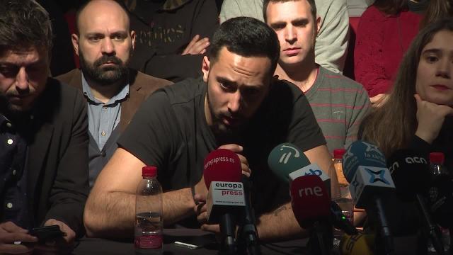 Valtonyc: &quot;La mejor respuesta es la desobediencia&quot;