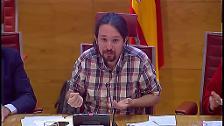 Los vídeos con los que el PP ha querido sonrojar a Iglesias en la comisión de financiación de partidos en el Senado