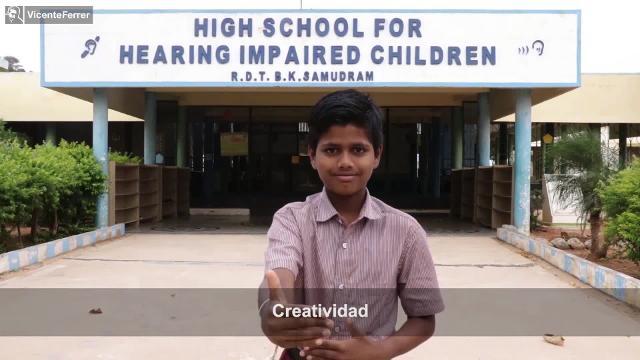 La Fundación Vicente Ferrer, comprometida con el lenguaje de signos